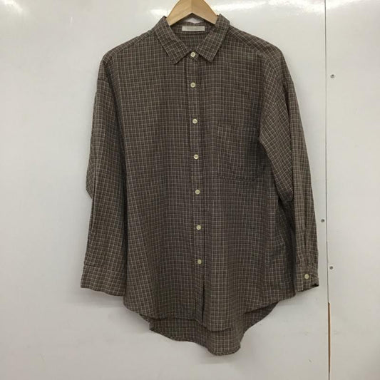 エヘカソポ ehka sopo シャツ、ブラウス 長袖 FREE チェック マルチカラー / マルチカラー /  レディース USED 古着 中古 10132834