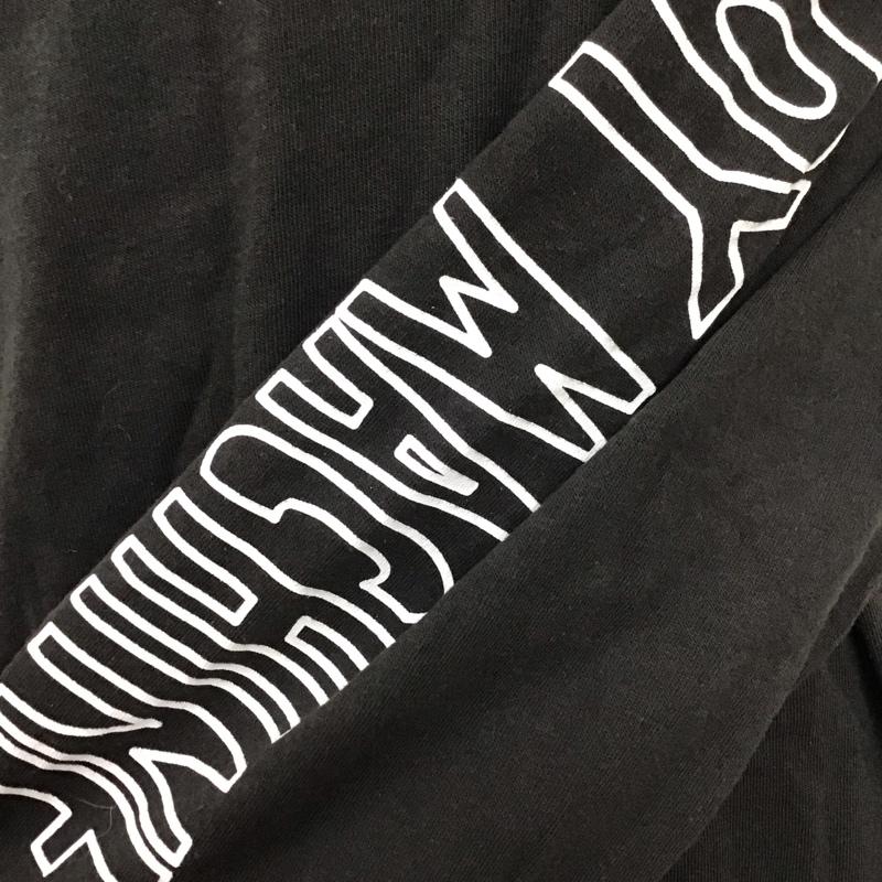 トイ マシーン TOY MACHINE カットソー 長袖 長袖カットソー クルーネックカットソー ロングスリーブカットソー プリントTシャツ L プリント 黒 / ブラック /  メンズ USED 古着 中古 10119461