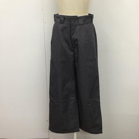 ジーナシス JEANASIS パンツ スラックス JS050216AD ワイドストレートパンツ S 無地 灰 / グレー /  レディース USED 古着 中古 10117365