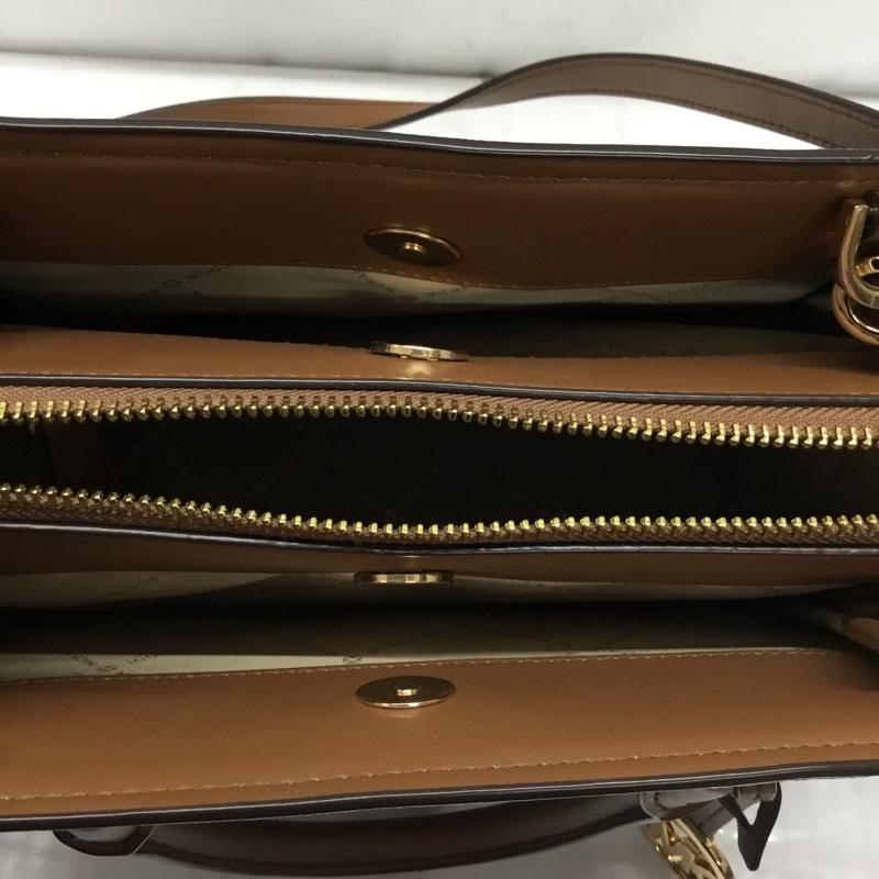 マイケルコース MICHAEL KORS ハンドバッグ ハンドバッグ 35T0GWXM8B 2WAY ショルダーバッグ 総柄 茶 / ブラウン / X ダークブラウン / ダークブラウン /  レディース USED 古着 中古 10107880