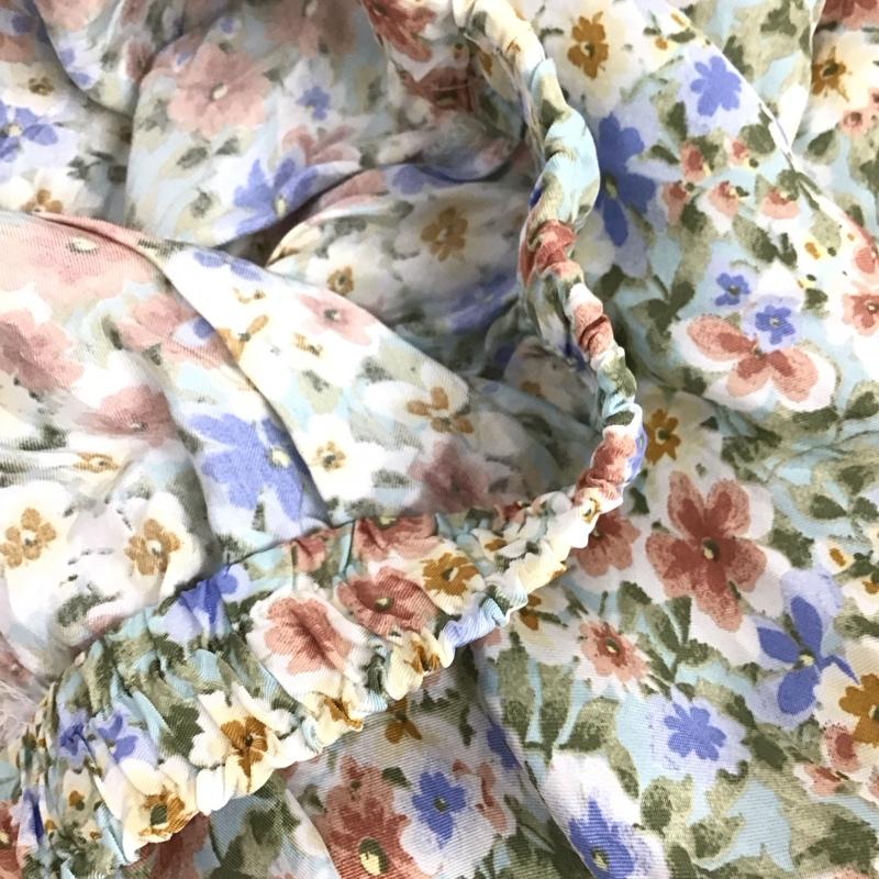ザラ ZARA スカート ロングスカート ロングスカート フレアスカート カジュアルスカート XS プリント マルチカラー / マルチカラー /  レディース USED 古着 中古 10128970