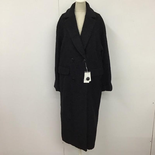 ムルーア MURUA コート コート一般 011850000801 ダブルブークレコート M 無地 黒 / ブラック /  レディース USED 古着 中古 10121327