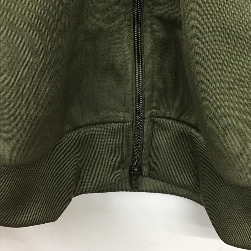 アディダス adidas ジャケット、上着 ジャンパー、ブルゾン ジップアップジャケット ジャージ スポーツウェア 古着 XL ロゴ、文字 カーキ / カーキ /  メンズ USED 古着 中古 10142334