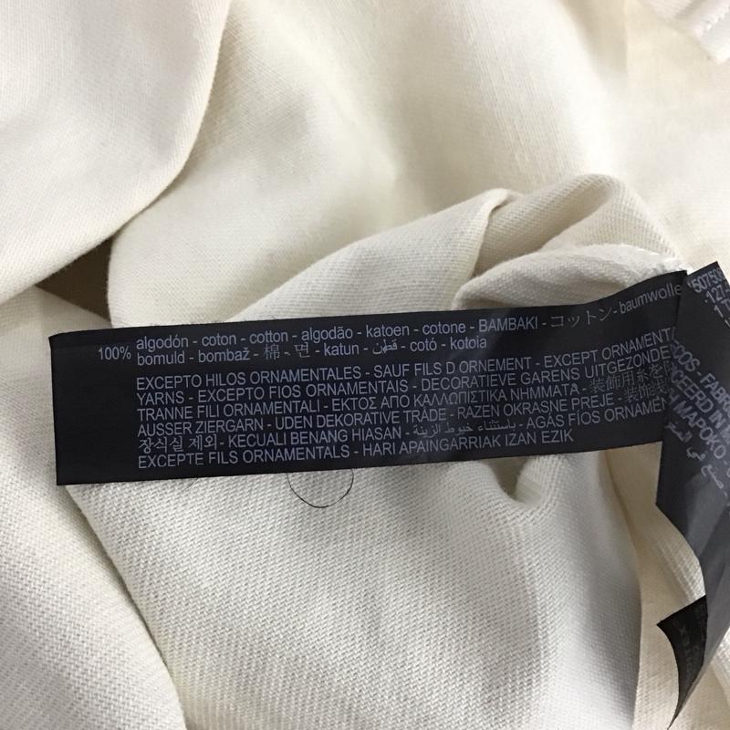 ザラ ZARA シャツ、ブラウス 長袖 長袖シャツ 無地シャツ カラーシャツ L 刺繍 白 / ホワイト /  メンズ USED 古着 中古 10133508