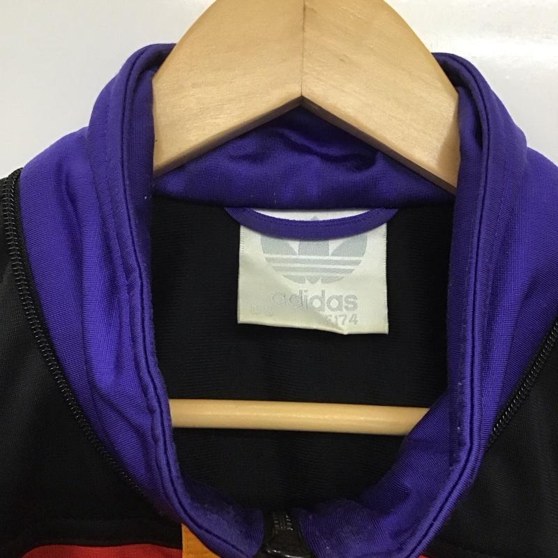 アディダス adidas ジャケット、上着 ジャケット、ブレザー プルオーバージャケット アウター ジップアップネック スポーツウェア ロゴ、文字 マルチカラー / マルチカラー /  メンズ USED 古着 中古 10142935