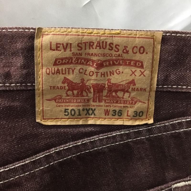 リーバイストラウスアンドコー Levi Strauss & co. パンツ ショートパンツ ショートパンツ ハーフパンツ カジュアルパンツ デニムパンツ 36 無地 えんじ / ワインレッド /  メンズ USED 古着 中古 10108749