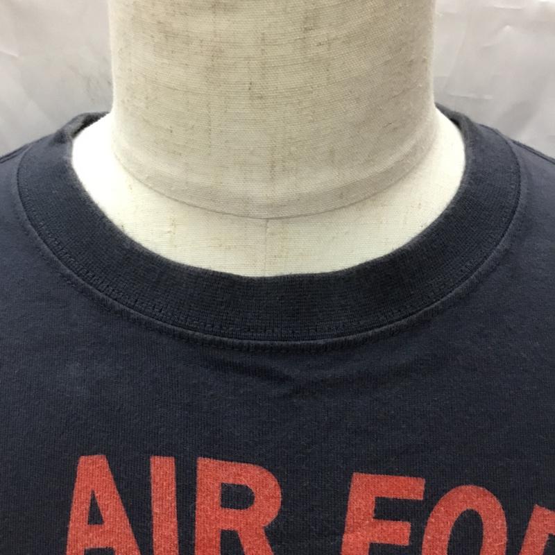 テッドマン TEDMAN カットソー 長袖 長袖カットソー クルーネックカットソー ロングスリーブカットソー プリントTシャツ 44 プリント 紺 / ネイビー /  メンズ USED 古着 中古 10112296