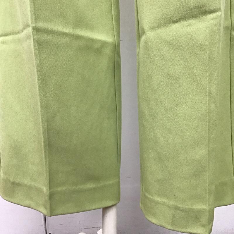 スライ SLY ボトムス ボトムス 030FSA31-1700 COMFY PT センタープレス ストレートパンツ 1 無地 薄緑 / ライトグリーン /  レディース USED 古着 中古 10120150