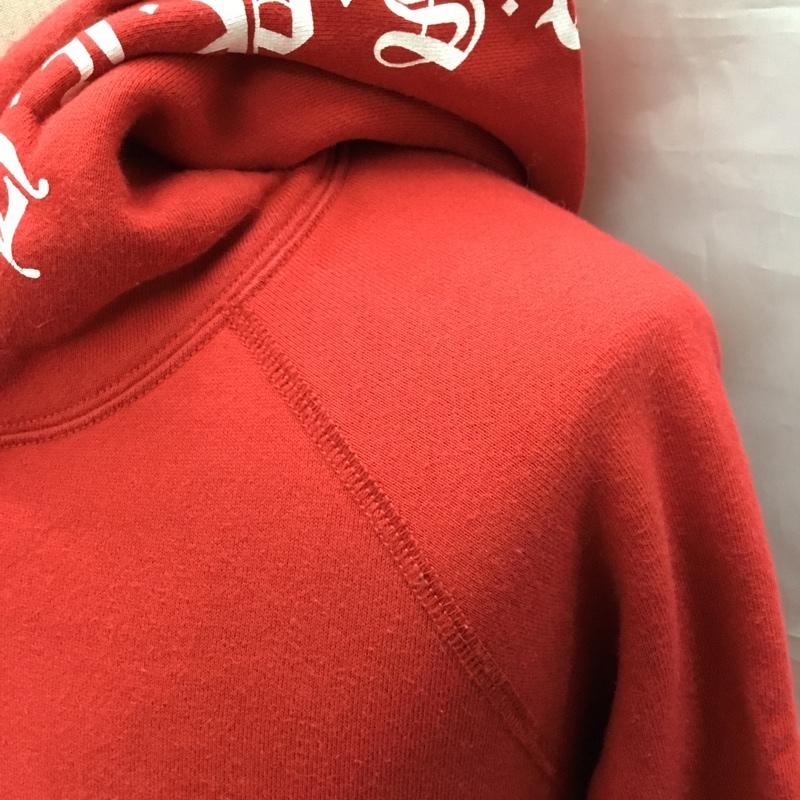 フィンダーズ キーパーズ Finders Keepers パーカー 長袖 40331603 FK-HOODIE 裏起毛 プルオーバー L ロゴ、文字 赤 / レッド /  メンズ USED 古着 中古 10119173