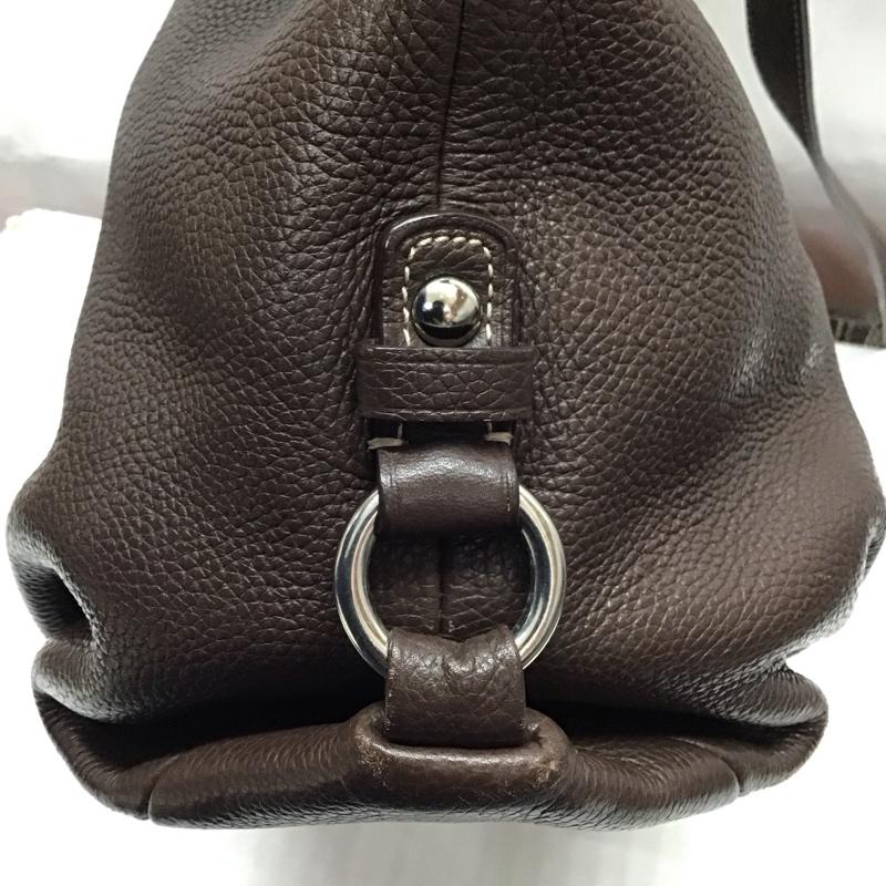 コーチ COACH トートバッグ トートバッグ F15064 レザー ショルダーバッグ 無地 茶 / ブラウン /  レディース USED 古着 中古 10121229