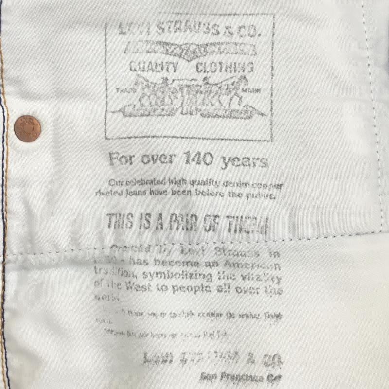 リーバイス Levi s パンツ デニム、ジーンズ 30 無地 青 / ブルー /  メンズ USED 古着 中古 10110373