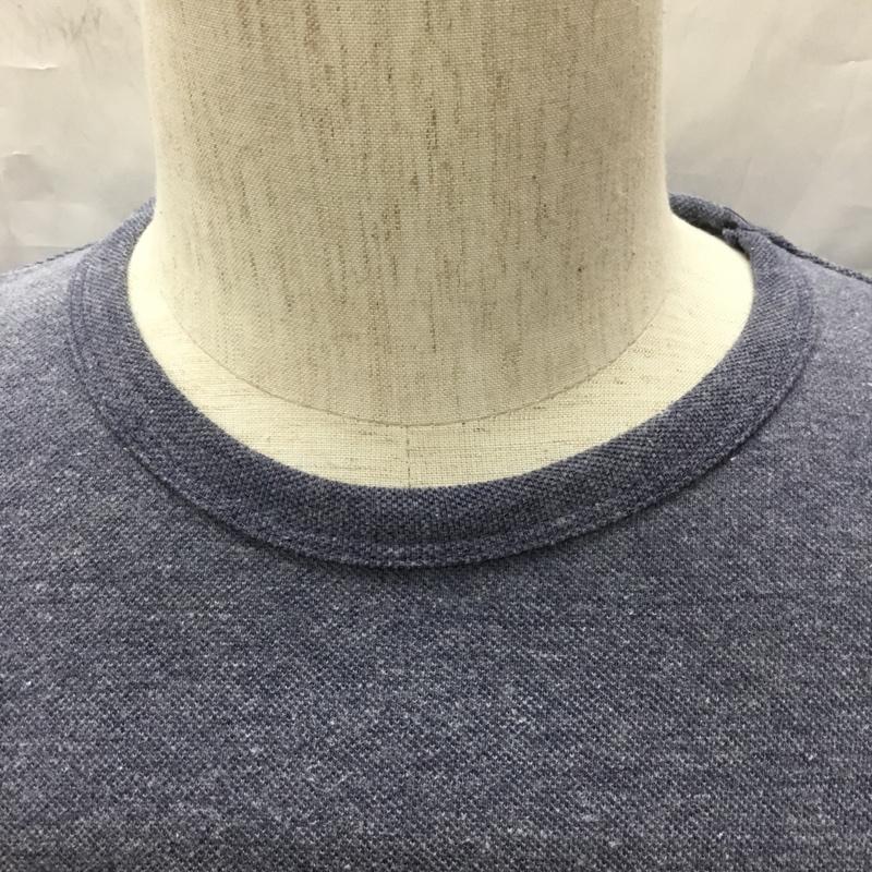 チャオパニック CIAOPANIC Tシャツ 半袖 半袖カットソー プリントTシャツ クルーネックカットソー M 無地 インディゴ / インディゴ /  メンズ USED 古着 中古 10114591