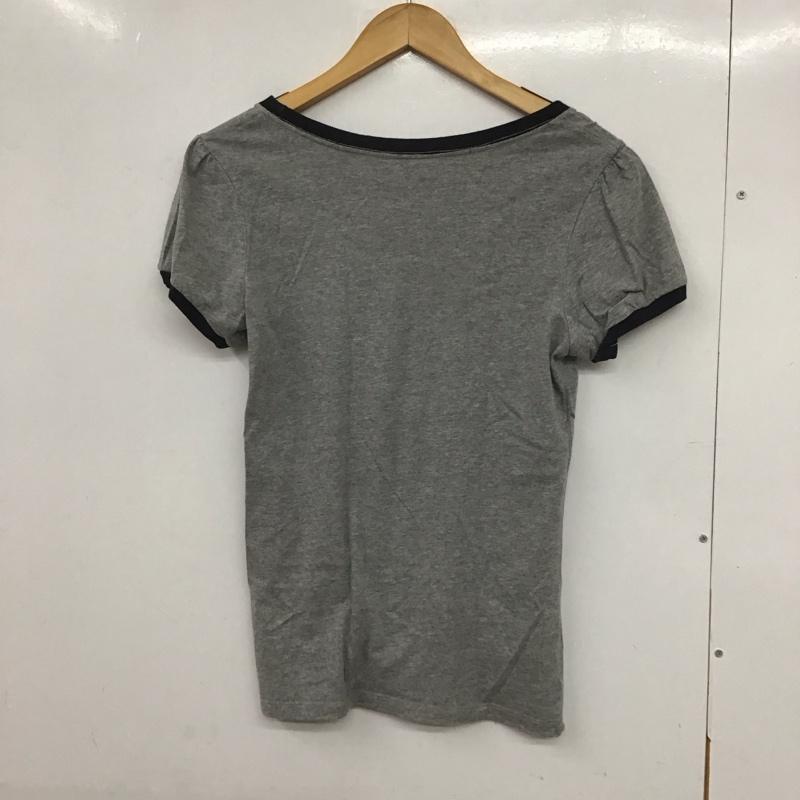 ナイキ NIKE Tシャツ 半袖 L プリント X ロゴ、文字 灰 / グレー /  レディース USED 古着 中古 10133420