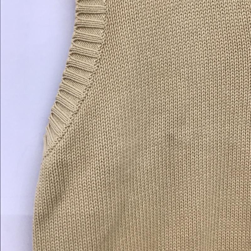 ポロバイラルフローレン Polo by RALPH LAUREN ベスト ベスト ニットベスト M 無地 ベージュ / ベージュ /  メンズ USED 古着 中古 10134518