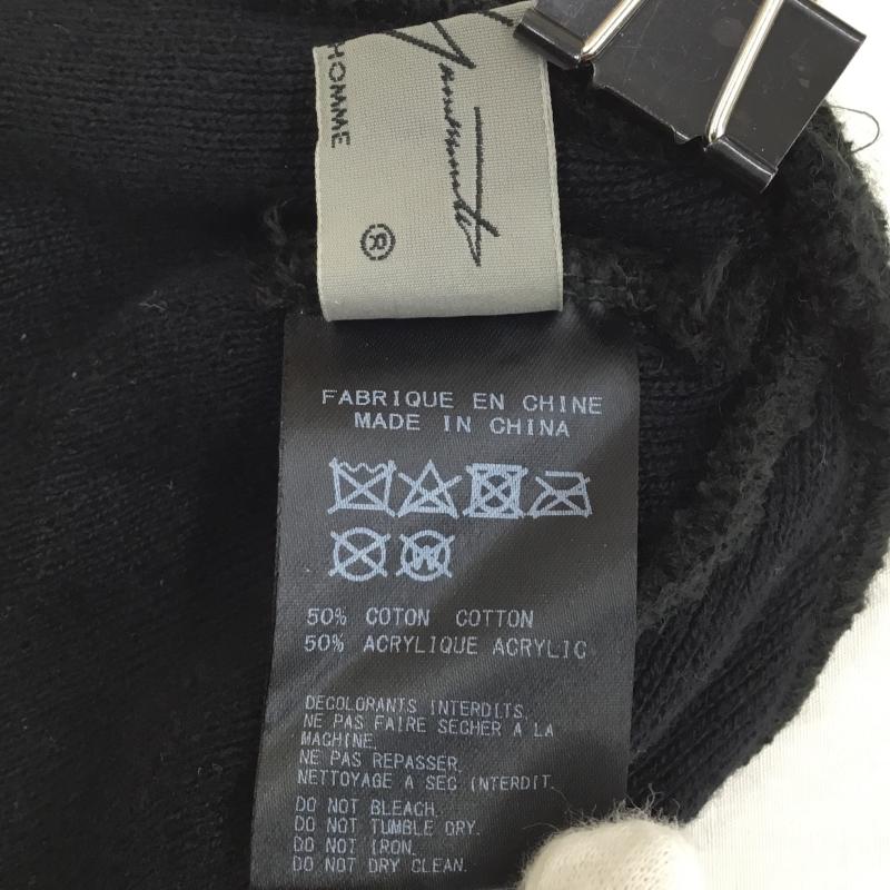 ヨウジヤマモト Yohji Yamamoto 帽子 ニット帽 HR-H39-567 NEW ERA ロゴ、文字 黒 / ブラック /  メンズ USED 古着 中古 10143474