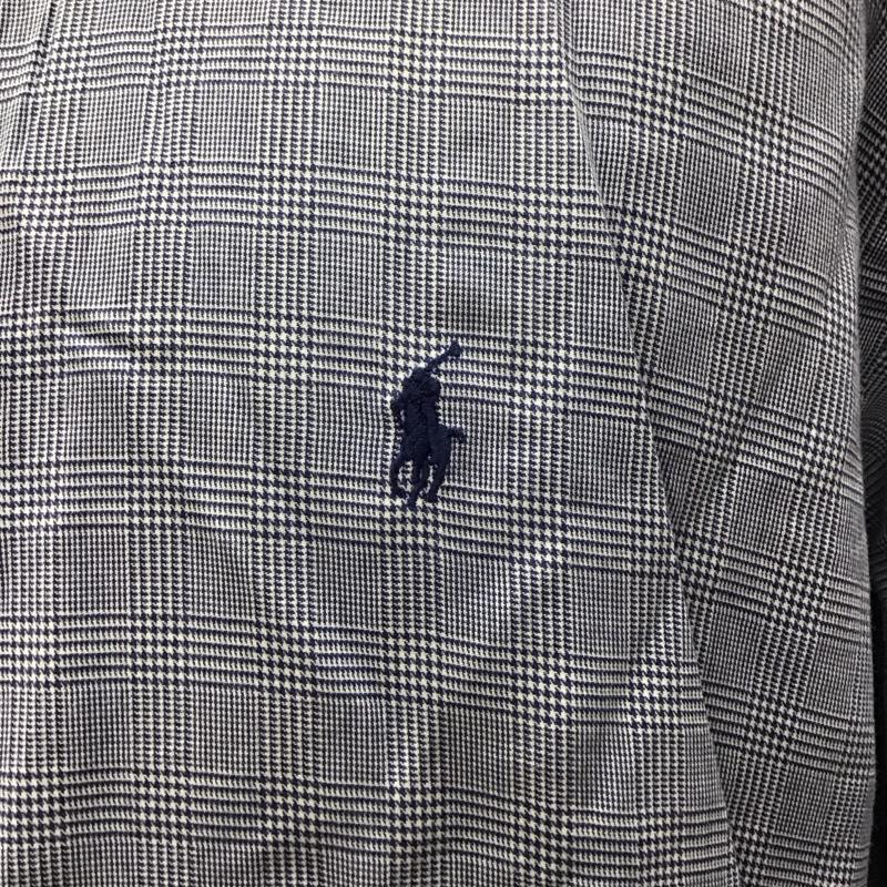 ラルフローレン RALPHLAUREN シャツ、ブラウス 長袖 長袖シャツ カラーシャツ 長袖カットソー チェックシャツ ボタンダウンシャツ M ロゴ、文字 マルチカラー / マルチカラー /  メンズ USED 古着 中古 10120522