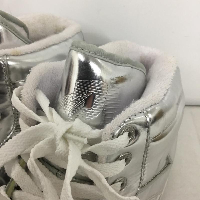 アベイシングエイプ A BATHING APE スニーカー スニーカー 2008FS-039 BAPESTA ベイプスタ ハイカット 10.5 箱有 2007年 ロゴ、文字 銀 / シルバー /  メンズ USED 古着 中古 10145439