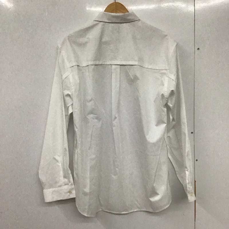 ジーユー GU シャツ、ブラウス 長袖 331-357030 アンダーカバー長袖ブロードシャツ 長袖シャツ L 無地 白 / ホワイト /  メンズ USED 古着 中古 10132892