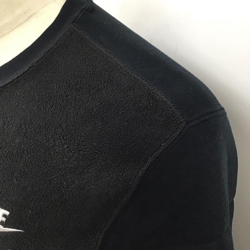 ナイキ NIKE トレーナー 長袖 806662-010 SSNL Fleece Crew Sweat フリース M ロゴ、文字 黒 / ブラック /  メンズ USED 古着 中古 10123285