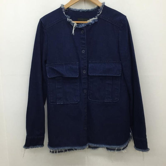 ザラ ZARA ジャケット、上着 ジャケット、ブレザー S 無地 インディゴ / インディゴ /  レディース USED 古着 中古 10137769