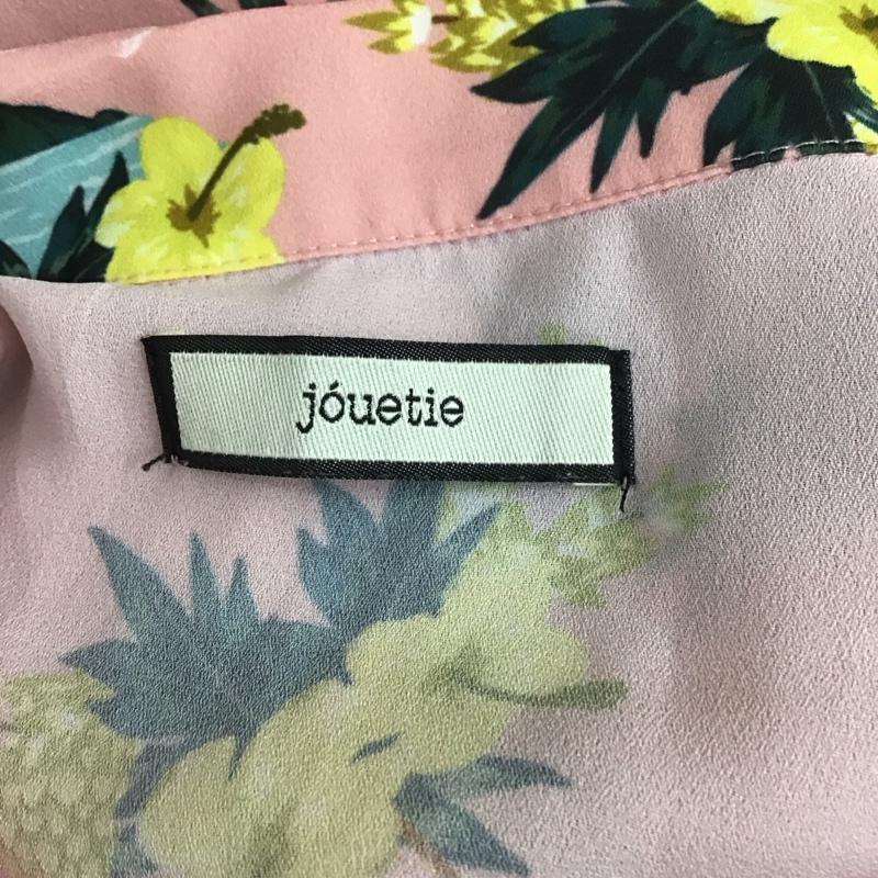 ジュエティ jouetie ワンピース ロングスカート 081820301901-01 アロハワンピース 高橋愛 半袖 M 花柄 桃 / ピンク /  レディース USED 古着 中古 10112142