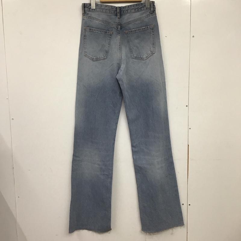 ザラ ZARA パンツ デニム、ジーンズ 36 無地 水色 / ライトブルー /  レディース USED 古着 中古 10140243