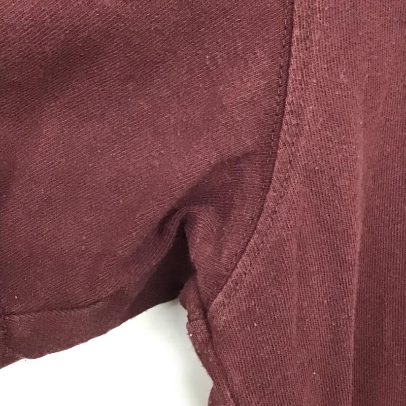 カーハート Carhartt Tシャツ 半袖 LOOSE FIT クルーネック 胸ポケット K87-PRT M ロゴ、文字 えんじ / ワインレッド /  メンズ USED 古着 中古 10140244