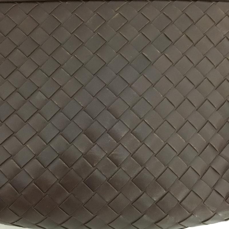 ボッテガヴェネタ BOTTEGA VENETA セカンドバッグ セカンドバッグ イントレチャート クラッチバッグ 無地 ダークブラウン / ダークブラウン /  メンズ USED 古着 中古 10144342