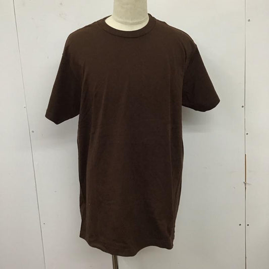 シャカ SHAKA Tシャツ 半袖 半袖カットソー プリントTシャツ クルーネックカットソー XL 無地 茶 / ブラウン /  メンズ USED 古着 中古 10124656