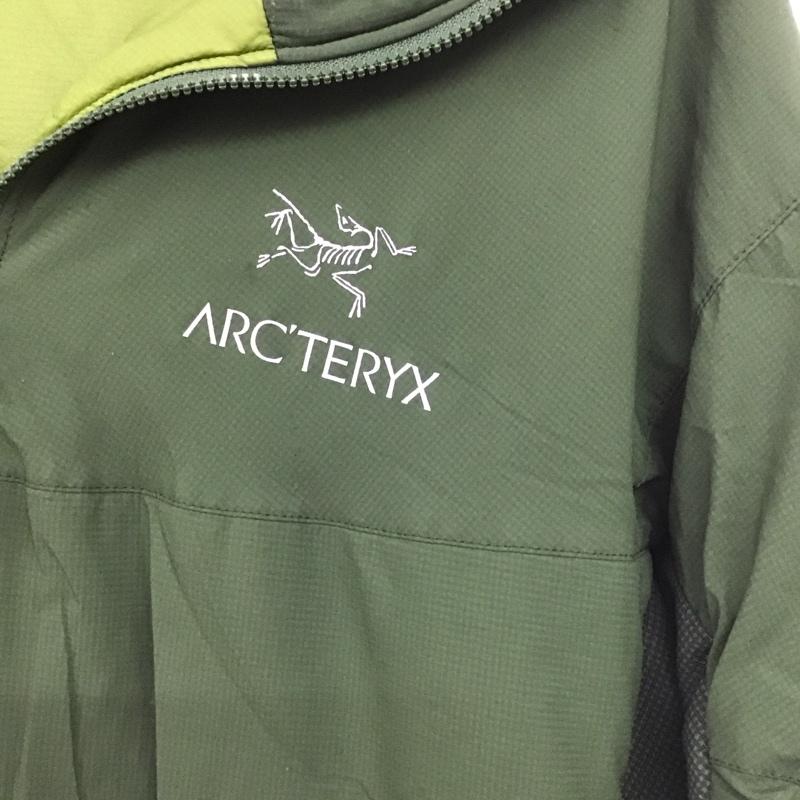 アークテリクス ARC TERYX ジャケット、上着 ジャンパー、ブルゾン ジップアップジャケット ナイロンジャケット アウター L ロゴ、文字 カーキ / カーキ /  メンズ USED 古着 中古 10148266
