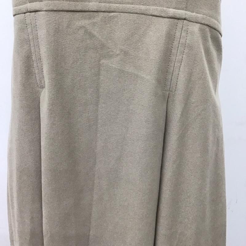 ダブルクローゼット w closet ワンピース ロングスカート ノースリーブロングワンピース フレアスカートワンピース 無地 ベージュ / ベージュ /  レディース USED 古着 中古 10119048