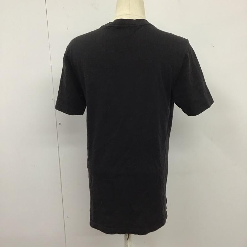 エンポリオ アルマーニ イーエーセブン EMPORIO ARMANI EA7 Tシャツ 半袖 1S237 クルーネック S ロゴ、文字 黒 / ブラック /  メンズ USED 古着 中古 10126072