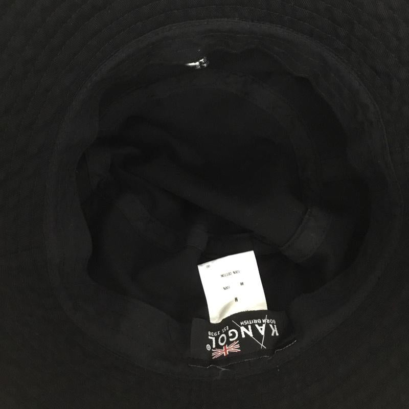 カンゴール KANGOL 帽子 ハット K4224HT Washed Bucket バケットハット ロゴ、文字 黒 / ブラック /  メンズ USED 古着 中古 10131200