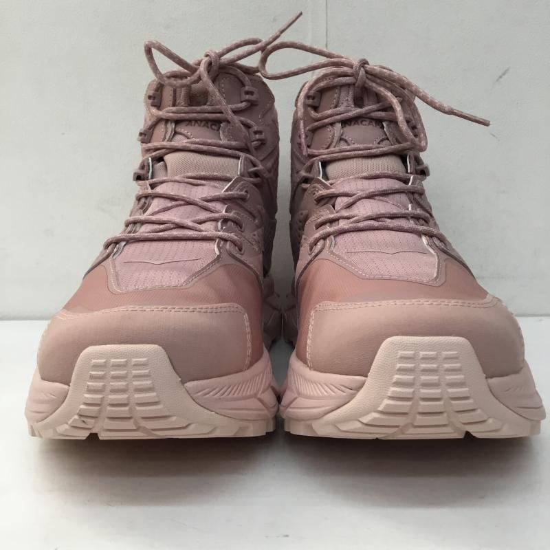 ホカ HOKA スニーカー スニーカー 1134984 ANACAPA Mid GTX 27.5cm ロゴ、文字 桃 / ピンク /  メンズ USED 古着 中古 10140754
