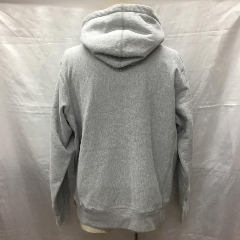 シュプリーム Supreme パーカー 長袖 2019AW BandanaBoxLogoHoodedSweatshirt 長袖パーカー M ロゴ、文字 灰 / グレー /  メンズ USED 古着 中古 10121678