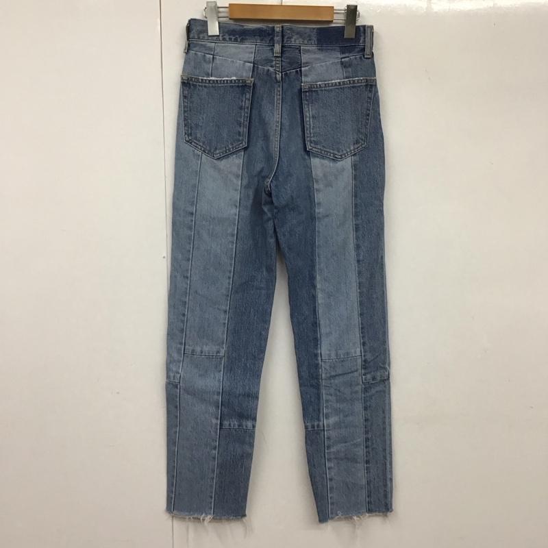 マウジー MOUSSY パンツ デニム、ジーンズ 010ASH11-0600 PATCHWORK STRAIGHT 無地 青 / ブルー /  レディース USED 古着 中古 10131322