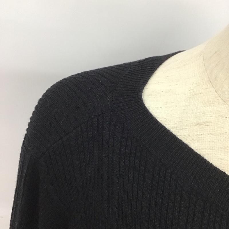 アルシーヴ archives ニット、セーター 長袖 M 無地 黒 / ブラック /  レディース USED 古着 中古 10140059