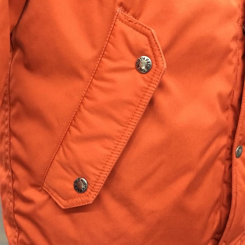 ザノースフェイス THE NORTH FACE ジャケット、上着 ジャンパー、ブルゾン nd2871n 光電子65/35MountainShortDownParka ジップアップジャケット アウター M ロゴ、文字 橙 / オレンジ /  メンズ USED 古着 中古 10121692