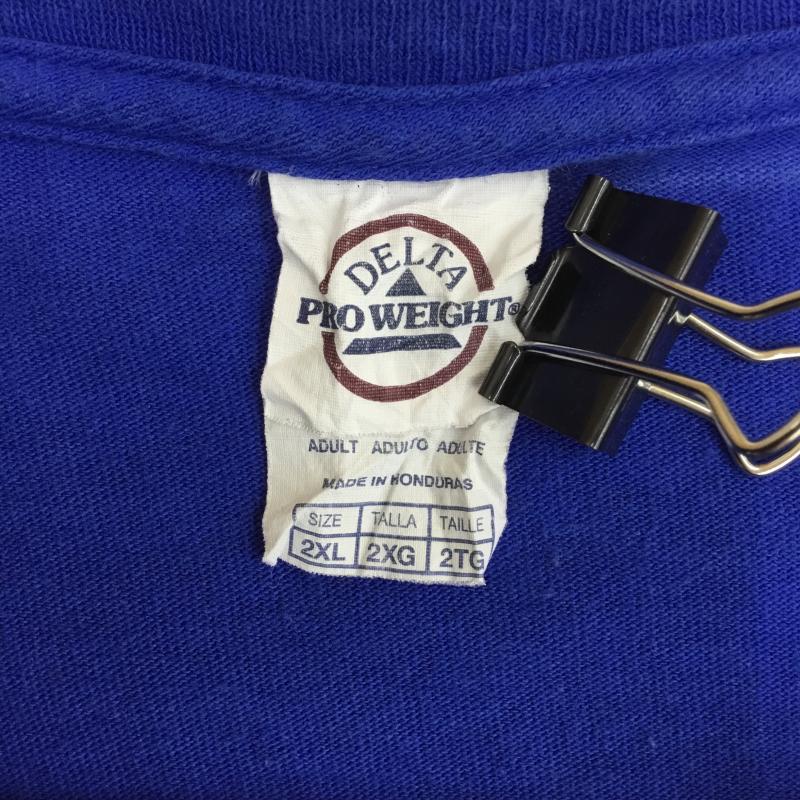 ユーズドクロージング used clothes Tシャツ 長袖 2015 MLB WORLD SERIES ROYALS CHAMPIONS XXL ロゴ、文字 青 / ブルー /  メンズ USED 古着 中古 10127550