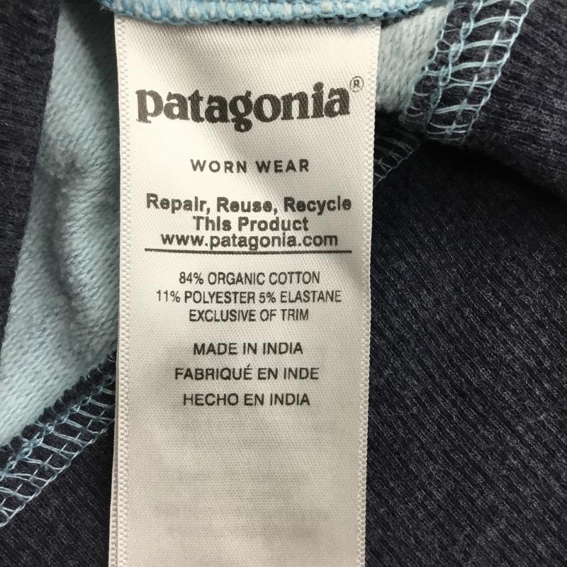 パタゴニア patagonia トレーナー 長袖 39486FA17 S ロゴ、文字 水色 / ライトブルー /  メンズ USED 古着 中古 10141448