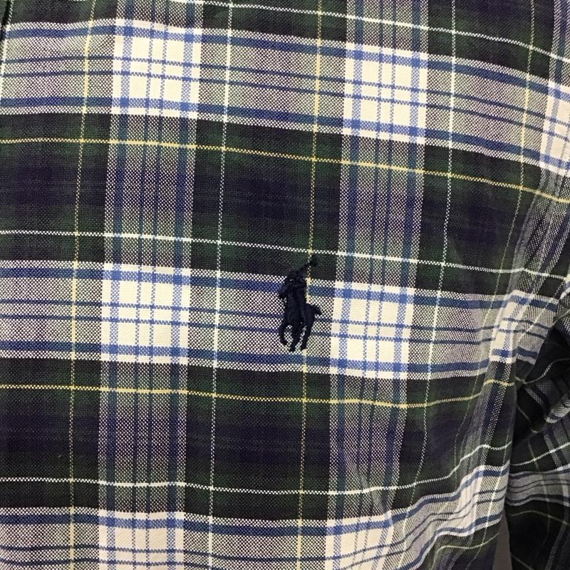 ラルフローレン RALPHLAUREN シャツ、ブラウス 長袖 ボタンダウンシャツ M チェック マルチカラー / マルチカラー /  メンズ USED 古着 中古 10113977