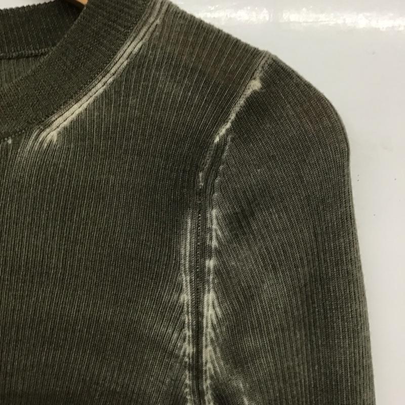 ディーゼル DIESEL ニット、セーター 長袖 S 無地 カーキ / カーキ /  レディース USED 古着 中古 10148626