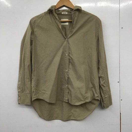 ニコアンド niko and... シャツ、ブラウス 長袖 無地 茶 / ブラウン /  レディース USED 古着 中古 10140403