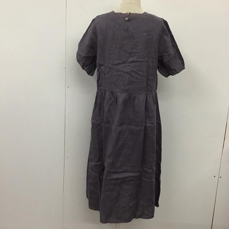 サマンサモスモス Samansa Mos2 ワンピース ロングスカート 70-1100270 半袖 M 無地 紺 / ネイビー /  レディース USED 古着 中古 10112635