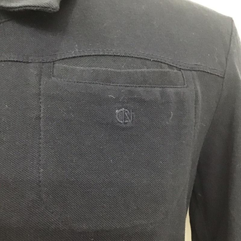 コスチュームナショナルオム CoSTUME NATIONAL HOMME カットソー 長袖 ポロシャツ S ワンポイント 紺 / ネイビー /  メンズ USED 古着 中古 10112130
