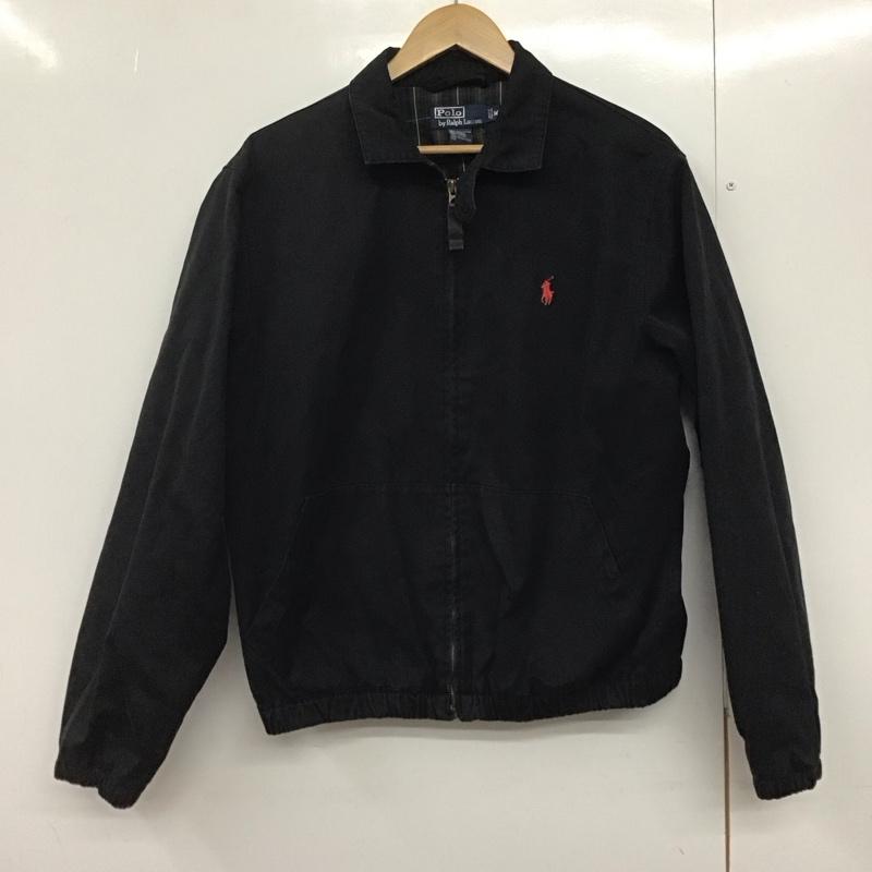 ポロバイラルフローレン Polo by RALPH LAUREN ジャケット、上着 ジャケット、ブレザー ジップアップジャケット アウター カラージャケット M ロゴ、文字 黒 / ブラック /  メンズ USED 古着 中古 10144791