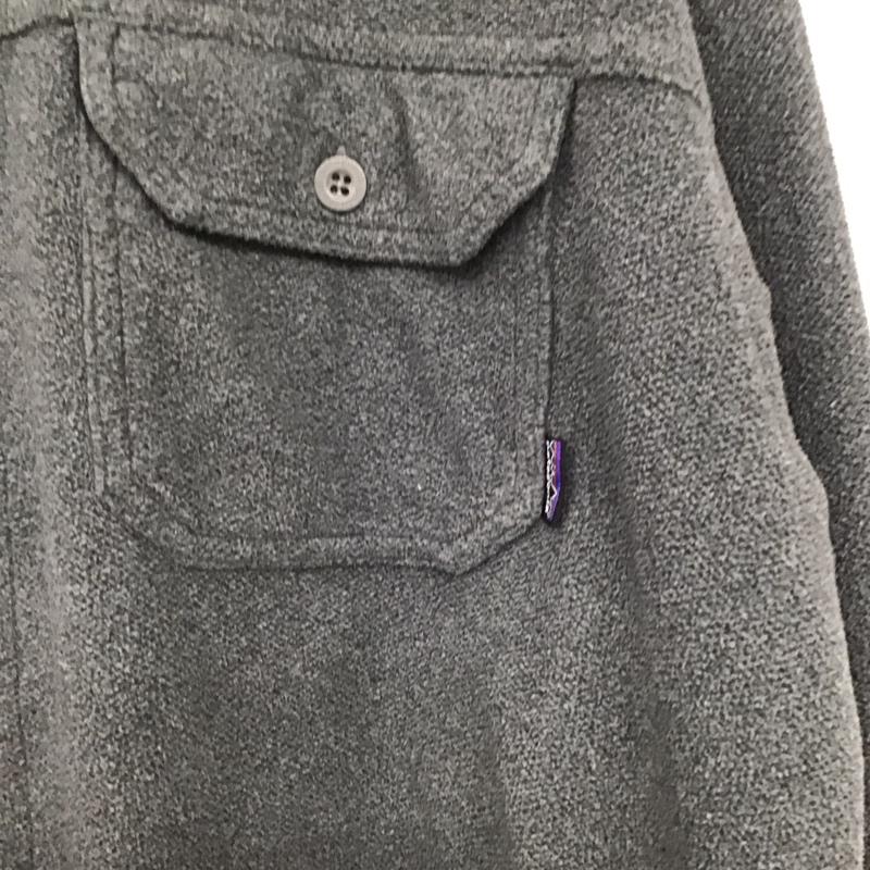パタゴニア patagonia シャツ、ブラウス 長袖 L 無地 灰 / グレー /  メンズ USED 古着 中古 10141135