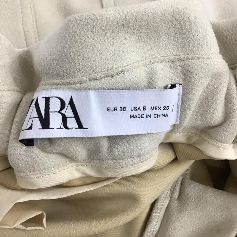 ザラ ZARA パンツ ワークパンツ、ペインターパンツ ワイドパンツ カジュアルパンツ ワークパンツ 38 無地 ベージュ / ベージュ /  レディース USED 古着 中古 10122432