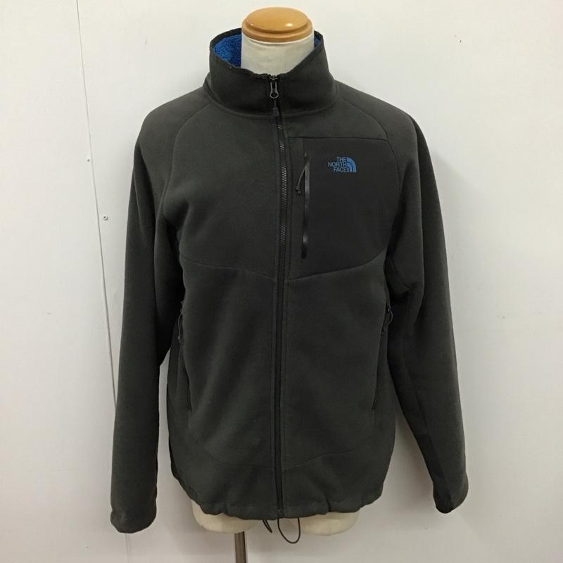 ザノースフェイス THE NORTH FACE ジャケット、上着 ジャケット、ブレザー ジップアップジャケット ジャンパー 裏地ボアジャケット アウター L ロゴ、文字 灰 / グレー /  メンズ USED 古着 中古 10123894
