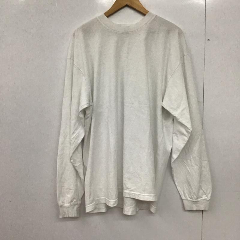 ロサンゼルスアパレル LOS ANGELES APPAREL カットソー 長袖 長袖カットソー 無地カットソー クルーネック XL 無地 白 / ホワイト /  メンズ USED 古着 中古 10149959